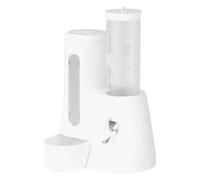Bouteille d'eau pour hamster et abri intégré - distributeur automatique de 120 ml anti - alimentation pour lapins, hérissons, souris et petits animaux domestiques, 3 en 1
