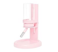 Bouteille d'eau pour Hamster, Fontaine pour Petits Animaux de 120 ML, Distributeur Automatique de Boisson avec Base Stable, Conception étanche avec buse en Acier Inoxydable, Construction Transparente