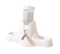 Bouteille d'eau pour hamster - PP + acier inoxydable 80 ml Suspension | Fontaine à boire automatique sans valve à bille, montage en cage, design anti-fuite, abreuvoir pour animaux de compagnie