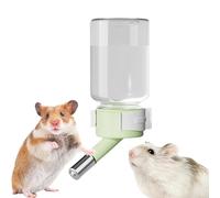 Bouteille d'eau pour petits animaux - Distributeur d'eau pour hamster - Bouteille d'eau amovible pour hamster - Fontaine à boire qui ne coule pas - Abreuvoir et mangeoire pour hamster de 80 ml