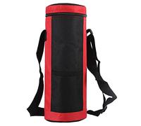 Bouteille d'eau pour sac de transport, support d'eau isotherme portable pour homme, femme, enfant, randonnée, camping, sac de transport Oxford, Rouge, Taille unique