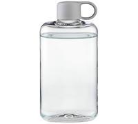 Bouteille D'eau Rectangulaire - Conception Peu Encombrante, Poignée Étroite Ergonomique, Récipient À Liquide Transparent | Flacon De Boisson Polyvalent Pour Sac Dos D'école, Mallette Bureau, Entraînem