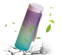 Bouteille d'eau réutilisable | 600 ml Gourde étanche à grande capacité avec échelle, pichets d'eau pour la vie quotidienne, le camping, bouteille d'eau scellée pour adultes et