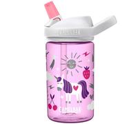 Bouteille d'eau sans BPA CamelBak Eddy+ Kids avec paille, 14 oz, motif licorne