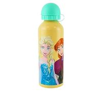 Bouteille d'eau scolaire gelée de 21 cm, bouteille de boisson étanche de 500 ml en aluminium léger doré clair, bouteille légère sans BPA pour enfants, sports, voyages et plein air'