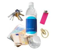Bouteille D'eau Sécurisée De Détournement, Conteneur De Cachette Secret, Boîte De Rangement Sécurisée Avec Compartiment Caché | Véritable Cachette Secrète Gourde