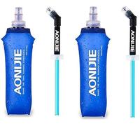Bouteille d'eau souple en TPU - Sans BAP - Collapsible - 250/500 ml - Pour pack d'hydratation, course, cyclisme, sports de plein air et voyages - 2 pièces