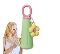 Bouteille d'eau sous vide, Bouteille d'eau isolée sous vide en acier inoxydable | Gobelet de voyage en acier inoxydable avec - Bouteille d'eau à main en forme de fleur - Tasse colorée de grande