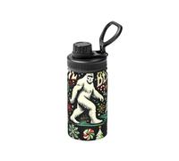 Bouteille d'eau sous vide en acier inoxydable 355 ml Believe Bigf-Oot Christmas Flasque de sport légère