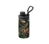 Bouteille d'eau sous vide en acier inoxydable de 355 ml, motif camouflage, clairière, chasse, flasque de sport légère