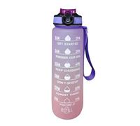 Bouteille D'Eau Sport Bouteille d'eau de 1 litre, bouteille de Sport de motivation, bouteilles de boisson étanches, voyage en plein air, salle de Sport, pichet de Fitness for la cuisine (Color : E)