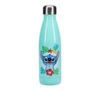 Bouteille d'Eau Stitch - Marchandise Disney Officielle, Bouteille Métal Étanche Lilo & Stitch pour Boissons Chaudes & Froides, Cadeau pour Fans, 460ml (15 fl oz)