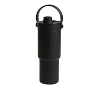 Bouteille d'eau - tasse de consommation isolée pour bouche large | Tasse à vide avec doublure enduit en céramique, couvercle de fuite pour boissons chaudes ou froides pour la randonnée, l'entraînement