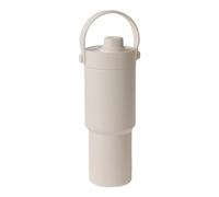Bouteille d'eau - tasse de consommation isolée pour bouche large | Tasse à vide avec doublure enduit en céramique, couvercle de fuite pour boissons chaudes ou froides pour la randonnée, l'entraînement