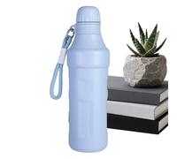 Bouteille d'eau thermique - Tasse scellée sous vide portable de 500 ml avec sangle, petite bouche en acier inoxydable, garde 12 heures de chaleur et 8 heures d'eau froide pour boire des boissons au la