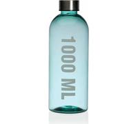 Bouteille d'eau Versa 1 L bleu acier polystyrène connexion 8,7 x 24,5 x 8,7 cm