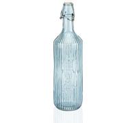 Bouteille d'eau Versa Bleu Verre Aluminium 1 L 8,1 x 31,5 x 8,1 cm