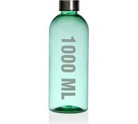 Bouteille d'eau Versa vert 1 L acier polystyrène 8,7 x 24,5 x 8,7 cm