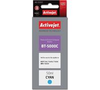 Bouteille d'encre Activejet AB-5000C (remplacement pour Brother BT-5000C ; Supreme ; 50 ml ; cyan)