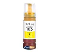 Bouteille d'encre C13T00S44A 103 E103Y Compatible pour Epson EcoTank L3110 L3150 L3250 L3260 L5290 Jaune 70ml 7500 Pages