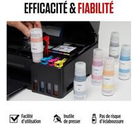 Bouteille d'encre - CANON - GI-53Y - Jaune - Compatibilité PIXMA G650 et G550 - (4690C001)