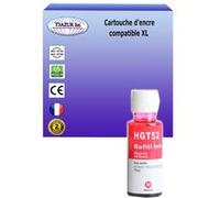 Bouteille d'encre compatible avec HP Ink Tank 411, 415, 416, 417, 418, 419 remplace HP GT52- Magenta - 70ml - T3AZUR G