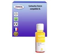 Bouteille d'encre compatible avec HP Smart Tank Plus 571, 651, 655 remplace HP GT52- Jaune - 70ml - T3AZUR
