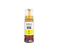 Bouteille d'encre compatible pour Epson EcoTank 103 E103Y Jaune 70ml 7500 pages