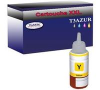 Bouteille d'encre compatible pour Epson EcoTank ET L805, L810, L850 remplace Epson T6734 (C13T67344A) Jaune - T3AZUR G