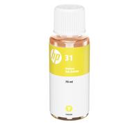 Bouteille d'encre couleur authentique 70 mL HP 31 - jaune