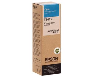 Bouteille d'encre EPSON T54C2 Encre Cyan pour imprimante SureLab D500 (réf. C13T54C220)