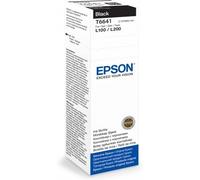 Bouteille d'encre Epson T6641 / C13T66414A noire, 70 ml