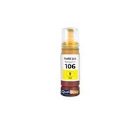 Bouteille d'encre Jaune 70 ml 6000 pages compatible pour Epson EcoTank C13T00R440 106 106Y
