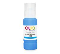 Bouteille d'encre Owa couleurs séparées équivalent Epson 102 - C13T03R140 - cyan
