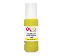 Bouteille d'encre Owa couleurs séparées équivalent Epson 102 - C13T03R140 - jaune