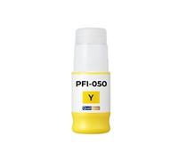 Bouteille d'encre pigmentée compatible Canon PFI-050Y - Jaune - 70 ml