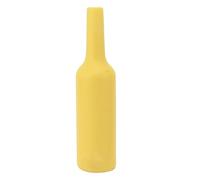 Bouteille d'entraînement du Barman, résistants à la Chute en Silicone Falling Falls Performance Training Bar Bottle, Bouteilles Flair, Flair Bartender Kit for Bar Pub Wine (Yellow)