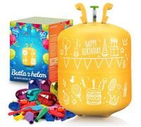 Bouteille d'hélium 0,42 m3 avec ballons et ruban Ricokids