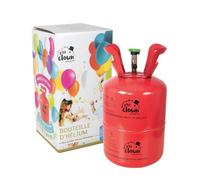 P'tit Clown - 25830 - Bouteille Hélium Jetable pour Ballons - Facile à Utiliser - Parfaite pour Décoration Fêtes, Anniversaire, Mariage, Baptême, Bal, Noël, Nouvel An - Pour 30 BALLONS (non inclus)
