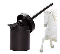Bouteille d'huile pour sabots de cheval avec brosse - Kit d'entretien portable pour les soins des animaux | Autorité de nettoyage durable pour terrains d'entraînement, zoos, parcs, terres agricoles