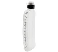Bouteille d'hydratation pour course à pied, design incurvé ergonomique, 300 ml, transparent, flexible, réservoir de sport, matériau léger et , pour jogging, maräthon, cyclisme, randonnée, gym
