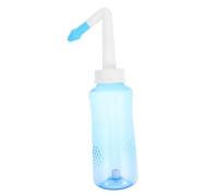 Bouteille D'irrigation Nasale Portable Manuelle 300ml en PP | Nettoyage Complet des Cavités Nasales, Usage Adulte et Garçon et Filles, Sachet Neutre Inclus pour Transport Simple