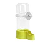 Bouteille distributeur d'eau - Robinets sphériques anti-fuite pour alimentation par gravité, abreuvoir suspendu de 500 ml, solution de cage Lovebirds, tube de stockage de boisson, inscription pour