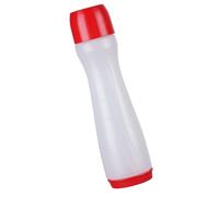 Bouteille distributrice de condiments translucide, récipient à presser unique avec buse à vis pour le rangement de la cuisine à la maison, bouteille à condiments, distributeur de sauce, vinaigrette à