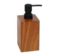 Bouteille Distributrice De Savon En Mousse Grains Bois Noyer Résine Pour Shampoing Salle Bains Hôtel Capacité Accessoire Salle Bains Foam Soap Dispenser Bottle
