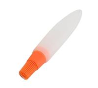 Bouteille distributrice d'huile avec brosse,brosse pour bouteille d'huile, Distributeur portable avec en silicone, Brosse à bouteille en Silicone avec couvercle, pour la cuisson