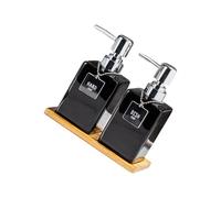 Bouteille distributrice en céramique à Pression, Conception hygiénique réutilisable pour Le Stockage de liquides, Salle de Bain, shampoing Essentiel, après-shampooing, Lotion, récipient à Liquide de