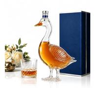 Bouteille D'oie Sculptée En 3D De Vodka, Bouteille De Vodka Sculptée En 3D Du 30e Anniversaire, Exquise Et Durable For Stocker Le Whisky La Vodka Le Rhum Et Le Vin(1)