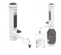 Bouteille Doseuse, Appareil Quantitatif Réglable avec Fenêtre Numérique & Double Valve Anti-goutte pour Recherche Laboratoire