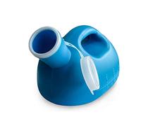 Bouteille d'urine, Urinoir for homme, récipient de collecte d'urine 2000 ml, bleu, blanc(Blue)